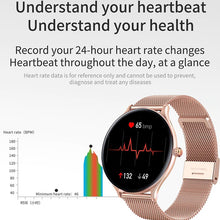 Load image into Gallery viewer, Unisex heart rate and blood pressure monitoring smart watch For Android IOS
