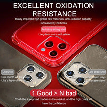 Load image into Gallery viewer, Shockproof transparent protection phone case For iPhone
