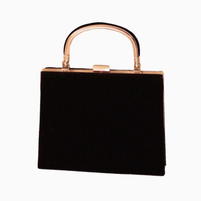 Ladies Velvet Clutch Handbag
