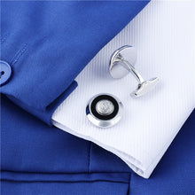 Load image into Gallery viewer, D Initial Alphabet Letter men&#39;s Cufflinks
