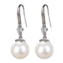 Load image into Gallery viewer, Huitan Classic imitation Pearl Ladies Earrings
