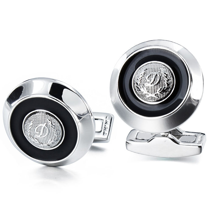 D Initial Alphabet Letter men's Cufflinks