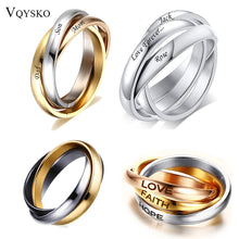 Load image into Gallery viewer, Ladies Personalised 3 Finger Ring Sets
