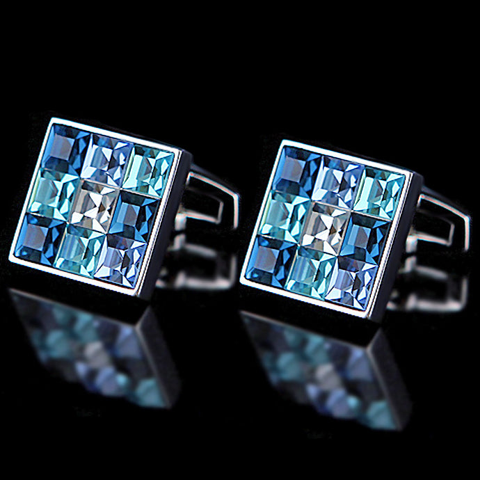 Luxury shirt gradient cufflink for mens