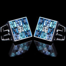 Load image into Gallery viewer, Luxury shirt gradient cufflink for mens
