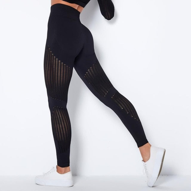 Spandex Bubble Butt High Waist Seamless Leggings