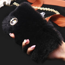 Load image into Gallery viewer, Cute Fur Fluffy Phone Case For iPhone and Android Phones
