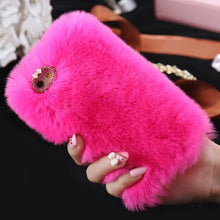 Load image into Gallery viewer, Cute Fur Fluffy Phone Case For iPhone and Android Phones

