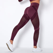 Load image into Gallery viewer, Spandex Bubble Butt High Waist Seamless Leggings
