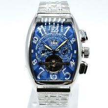 Load image into Gallery viewer, CASENO Men&#39;s Automatic Mechanical Skeleton Leather Wristwatch
