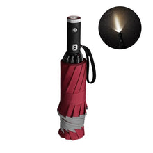 Load image into Gallery viewer, Automatic Reverse Folding LED Reflective Umbrella
