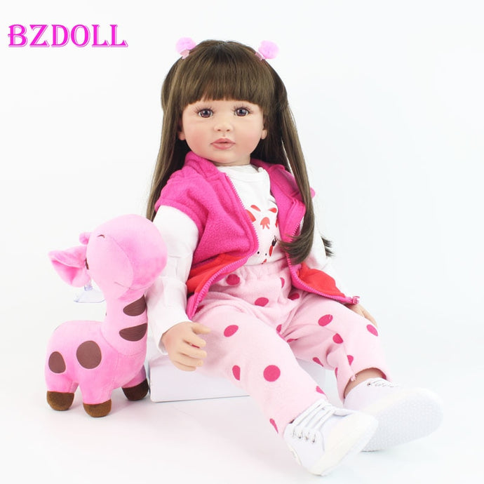 Silicone Reborn Toddler Princess Toy Doll For Toddlers