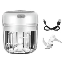 Load image into Gallery viewer, Electric Garlic Chopper and Mini Vegetable Masher with USB Charging.
