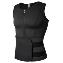 Load image into Gallery viewer, Male Body Shaper and Waist Trainer Sauna Suit
