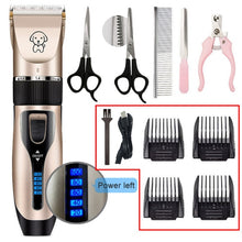 Load image into Gallery viewer, Electric and Rechargeable Pet Grooming Kit
