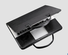 Load image into Gallery viewer, Laptop Case for MacBook Pro Air 15.4 13.3 13 12 11 Laptop Bag PU Leather Sleeve Detachable Notebook Cover Bag
