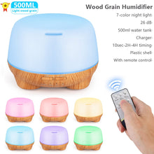 Load image into Gallery viewer, 7 Colors Changing LED Lights Air Humidifier with remote control
