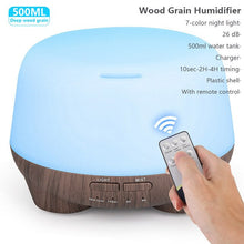 Load image into Gallery viewer, 7 Colors Changing LED Lights Air Humidifier with remote control
