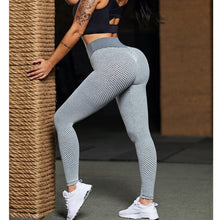 Load image into Gallery viewer, Spandex Bubble Butt High Waist Seamless Leggings
