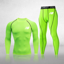 Load image into Gallery viewer, Men&#39;s 3-Piece Fitness Compression Jogging Tight
