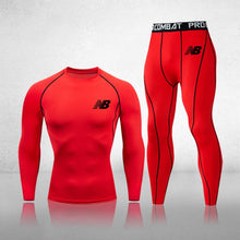 Load image into Gallery viewer, Men&#39;s 3-Piece Fitness Compression Jogging Tight
