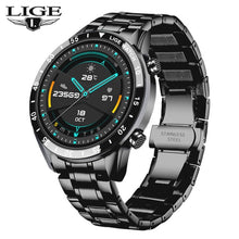 Load image into Gallery viewer, LIGE New stainless steel Men&#39;s Digital Watch
