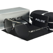 Load image into Gallery viewer, Men&#39;s Pilot Polarized Police Sunglasses
