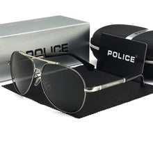 Load image into Gallery viewer, Men&#39;s Pilot Polarized Police Sunglasses
