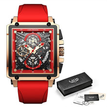 Load image into Gallery viewer, Luxury Waterproof Quartz Square Men&#39;s Wrist Watch
