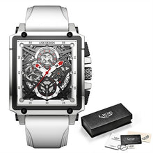 Load image into Gallery viewer, Luxury Waterproof Quartz Square Men&#39;s Wrist Watch
