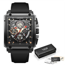 Load image into Gallery viewer, Luxury Waterproof Quartz Square Men&#39;s Wrist Watch
