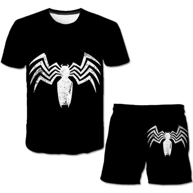 Boys Spider T-shirt Set