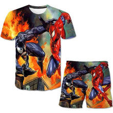 Load image into Gallery viewer, Boys Spider T-shirt Set
