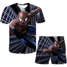 Load image into Gallery viewer, Boys Spider T-shirt Set
