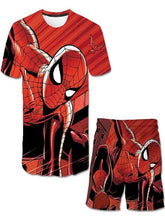 Load image into Gallery viewer, Boys Spider T-shirt Set
