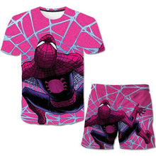 Load image into Gallery viewer, Boys Spider T-shirt Set
