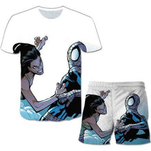 Load image into Gallery viewer, Boys Spider T-shirt Set
