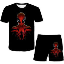 Load image into Gallery viewer, Boys Spider T-shirt Set
