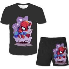 Load image into Gallery viewer, Boys Spider T-shirt Set
