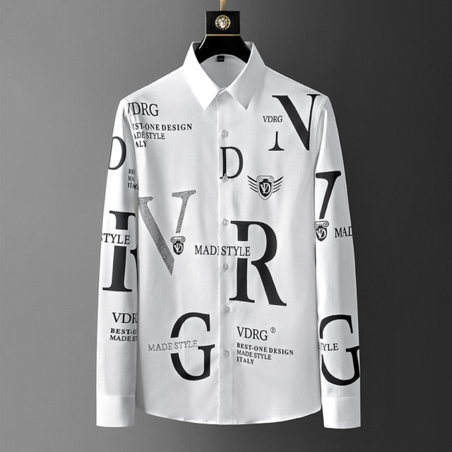Men's Long Sleeve Business Casual Shirt