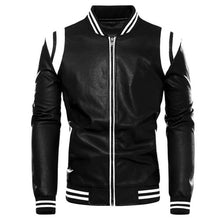 Load image into Gallery viewer, New Autumn/Winter Men Leather Fleece Jacket
