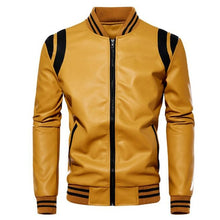Load image into Gallery viewer, New Autumn/Winter Men Leather Fleece Jacket

