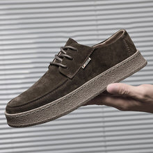 Load image into Gallery viewer, Men&#39;s Suede Leather Lace-Up Shoes
