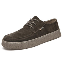 Load image into Gallery viewer, Men&#39;s Suede Leather Lace-Up Shoes
