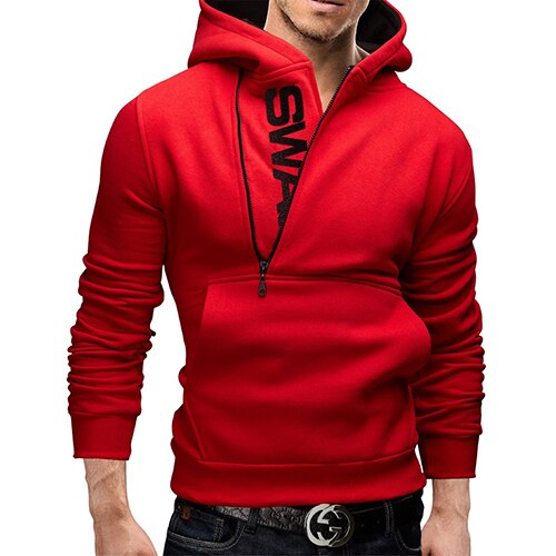 Men's Casual Slim zipper Outerwear Hoodie