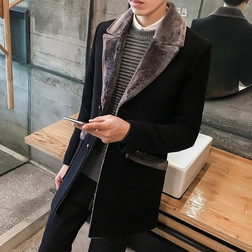Winter Casual Windbreaker Men's Jacket