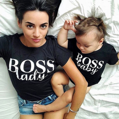 Mother Child Family Matching T Shirts