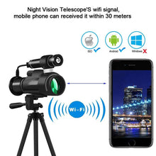 Load image into Gallery viewer, WiFi Wireless Smartphone APP High Power Monocular Prism.
